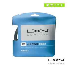 店内全品ポイント2倍【マラソン期間中】[ルキシロン テニス ストリング（単張）]ALU POWER ROUGH 125／アル パワー ラフ 125（WRZ995200）