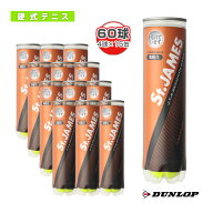 ダンロップ テニスボール セントジェームス St.JAMES 『4球×15缶』テニスボール STJAMESJ4CS60