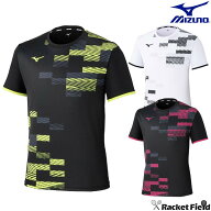 ソフトテニス バドミントン ウェア ミズノ MIZUNO ゲームシャツ(ラケットスポーツ) 62JAD022 ユニセック…