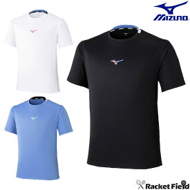 ソフトテニス バドミントン ウェア ミズノ MIZUNO ゲームシャツ (ラケットスポーツ) 62JAD046 ユニセックス 男女兼用 吸汗速乾 UVカット 動きやすい ソフトテニス バドミントン 硬式テニス