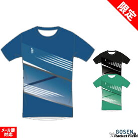 数量限定 ソフトテニス ウェア ゴーセン GOSEN 昇華TシャツC JPT41 半袖 ゴーセン バドミントン Tシャツ メンズ ユニセックス softtennis wear