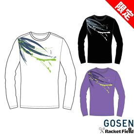 数量限定 ソフトテニス ウェア ゴーセン GOSEN 春企画昇華ロングスリーブTシャツA JPT53 長袖ゴーセン バドミントン ロングTシャツ メンズ ユニセックス softtennis wear
