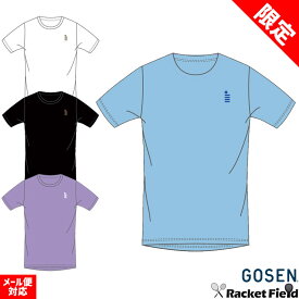 【限定】数量限定 ソフトテニス ウェア ゴーセン GOSEN ロゴTシャツ JPT65 半袖Tシャツ バドミントン メンズ ユニセックス softtennis wear