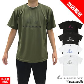 ソフトテニス ウェア ルーセント 半袖ドライTシャツ LUCENT-T 前面ロゴあり 背面ロゴなし ユニセックス 男女兼用 テニス ウェア テニス Tシャツ バドミントン ウェア Tシャツ