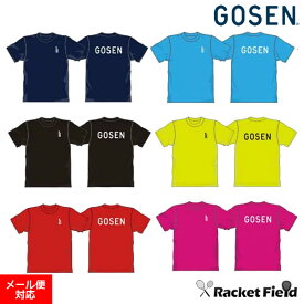 バドミントン ウェア ゴーセン GOSEN ワンポイントTシャツ プラクティスシリーズ JPT01 Tシャツ半袖 ゴーセン ソフトテニス Tシャツ ティーシャツ メンズ ユニセックス ジュニア140 soft tennis badminton wear racketfield