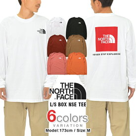 【半額セール】ノースフェイス ロンT 長袖 Tシャツ THE NORTH FACE L/S BOX NSE TEE メンズ レディース ユニセックス