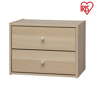 【3個セット】カラーボックス 引き出し 収納 スタックボックス 引出付き STB-400H ナチュラル・ブラウン・オフホワイト アイリスオーヤマ収納ボックス 収納ケース 棚 シェルフ 木製 引き出し