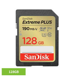 XP5{SanDisk Extreme PLUS SDXC UHS-IJ[h 128GB SDSDXWA-128G-JNJIPSDJ[h 128GB sandisk TfBXN RpNg e f[^ۑ ϋv 掿 TfBXN