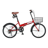 楽天市場】ホワイト（カラーレッド）（折りたたみ自転車｜自転車 