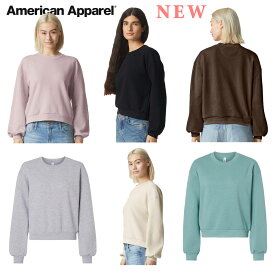 【新商品】アメリカンアパレル(americanapparel) レディース スウェットReFlex Women's Fleece Crewneck Sweatshirtリフレックス ウィメンズ フリース クルーネック スウェット女性 トレーナー 無地 大人アメアパ AMERICAN APPAREL