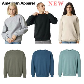 期間限定セール！【新商品】アメリカンアパレル(americanapparel) トレーナーReFlex Fleece Crewneck Sweatshirtリフレックス フリース クルーネック スウェットユニセックス 男女兼用 無地 大人 上品 カジュアル ゆったりアメアパ AMERICAN APPAREL