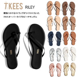 【レビュー記載でプレゼント】 TKEES ティキーズ サンダル レディース ぺたんこ かわいい 韓国 おしゃれ ブランド 夏 ライレー サンダル RILEY プレゼント 【あす楽対応】 送料無料 ギフト