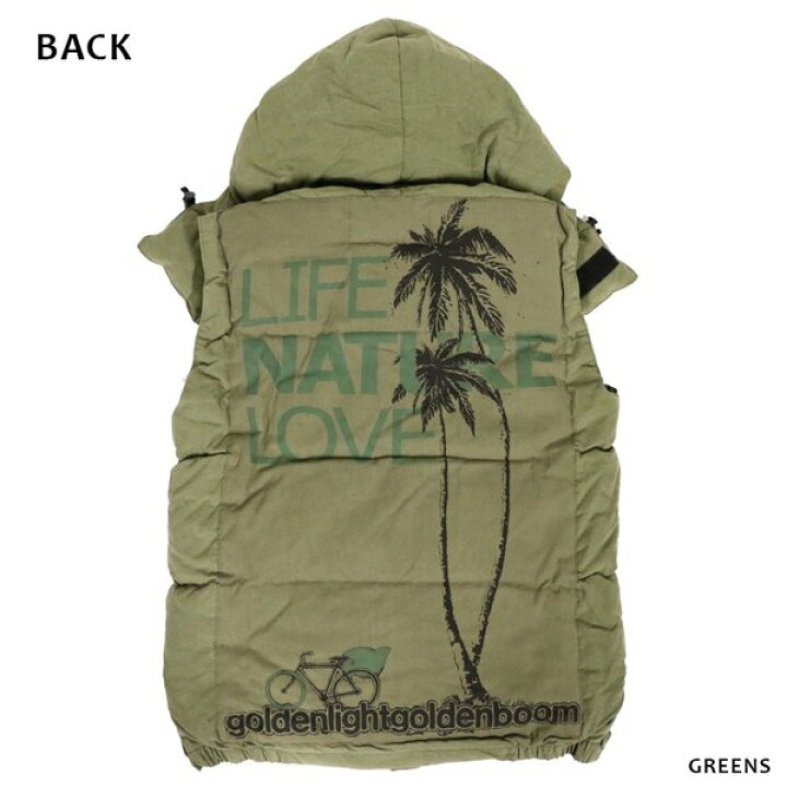 楽天市場】Free City フリーシティ Tent Green Spuffy Vest ベスト 