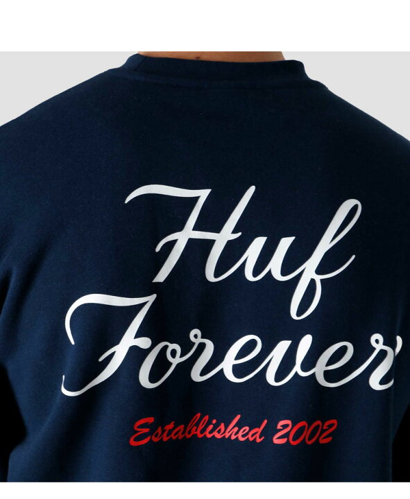 楽天市場】HUF ハフ FOREVER CREW トレーナー スウェット PF00466 長袖 