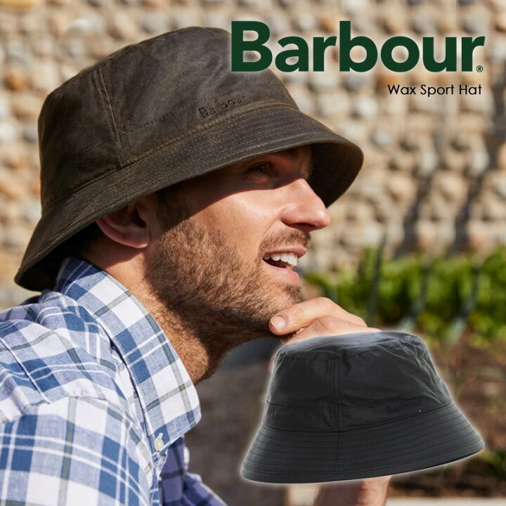 楽天市場】BARBOUR バブアー Wax Sport Hat ハット オイルドコットン 
