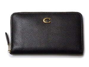 COACH R[` CR546 ubN z Polished Pebble Leather Essential Medium Zip Around Wallet {v v Vv  U[ fB[X uh  Mtg v[g ysAiz