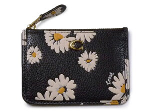 COACH �R�[�` CS040 �u���b�N �ԕ� �p�X�P�[�X �J�[�h�P�[�X Floral Printed Leather Mini ID Skinny �v �V���v�� ��� ���U�[ �u�����h �M�t�g �v���[���g �y���s�A���i�z