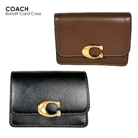 COACH コーチ Bandit Card Case CH825 カードケース 小さい財布 本革 革 シンプル 定期入れ レザー レディース ブランド おしゃれ ギフト プレゼント 通学 通勤