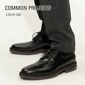 【レビュー記載でプレゼント】 Common Projects コモンプロジェクト Leather Derby shoes レザー ダービーシューズ Lace-Up 25cm～28cm 革靴 シンプル メンズ フォーマル ギフト プレゼント