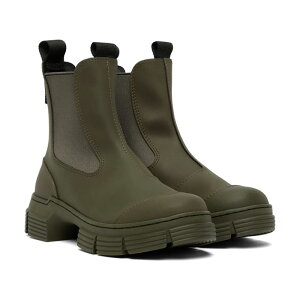 GANNI Kj[ TCNo[ RECYCLED RUBBER CITY BOOT S1912 o[ VeB u[c  fB[X TChSA Cu[c ubN J[L ysAiz
