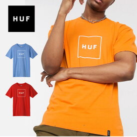 HUF TS00507 M ESSENTIALS BOX LOGO S/S TEE ロンT Tシャツ ロゴ メンズ 半袖 定番 カラー 【並行輸入品】