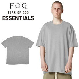 FOG Essentials フィアオブゴッド エッセンシャルズ メンズ Tシャツ Boxy T-Shirt Gray グレー 半袖 ロゴ ブランド ストリート
