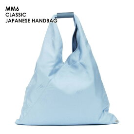 MM6 エムエムシックス CLASSIC JAPANESE HANDBAG S54WD0039 P6197 レディース メンズ トート バッグ ジャパニーズ ミディアム トライアングル かばん ブルー 三角 BAG ハンドバッグ 人気 正規品 ブルー