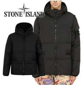 【送料無料】STONE ISLAND ストーンアイランド REPS NY DOWN 771540223 ダウン ジャケット ブラック M L XL ロゴ フード