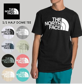 送料無料 THE NORTH FACE ノースフェイス Tシャツ NF0A4M4P S/S HALF DOME TEE 半袖 tシャツ メンズ レディース ハーフドーム 夏 春 ロゴ 定番 ギフト プレゼント