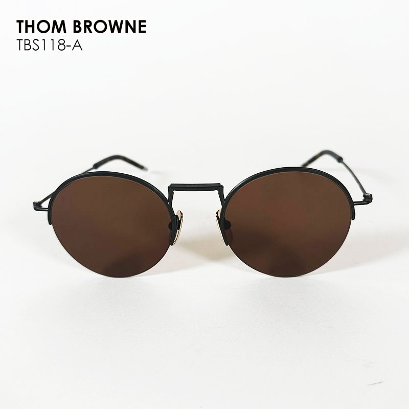 楽天市場】THOM BROWNE トムブラウン TBS-118 サングラス メンズ