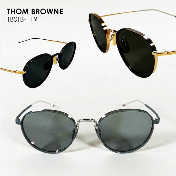 楽天市場】THOM BROWNE トムブラウン TBS119 サングラス メンズ  