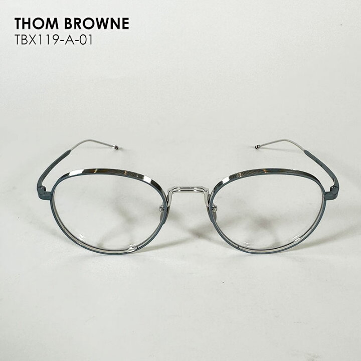 楽天市場】THOM BROWNE トムブラウン TBX119 メタルフレーム 伊達  