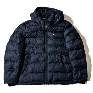 TOMMY HILFIGER g~[qtBK[ 158AN508 CLASSIC NYLON PERFORMANCE HOODY PUFFER JACKET _EWPbg Y AE^[  HD 㒅 uh S Vv JWA s  t[h tWbv 