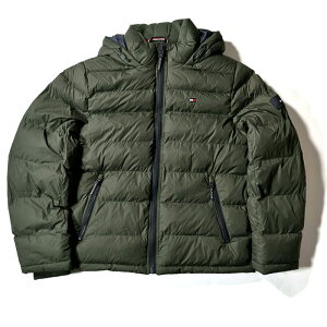 TOMMY HILFIGER g~[qtBK[ 158AN508 CLASSIC NYLON PERFORMANCE HOODY PUFFER JACKET _EWPbg Y AE^[  HD 㒅 uh S Vv JWA s  t[h tWbv 