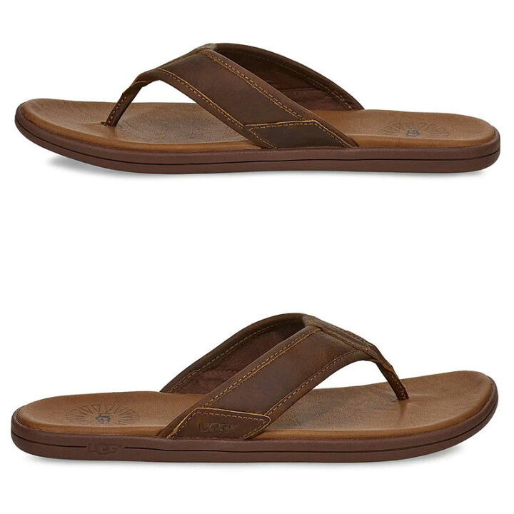 楽天市場】人気☆即納UGG 1102690 M SEASIDE FLIP LEATHER サンダル 