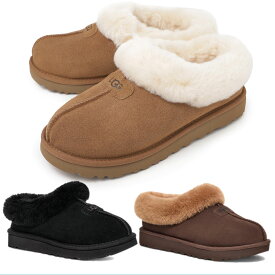 UGG アグ タゼット Tazzette 1134810 スリッポン ファー ブーツ レディース ムートン シープスキン 防寒 定番 部屋 スエード 【並行輸入品】