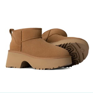 UGG �A�O 1158311 CLASSIC ULTRA MINI NEW HEIGHTS �u�[�c �q�[�� ���f�B�[�X ���[�g�� �V�[�v�X�L�� �h�� ��� ���� �X�G�[�h �y���s�A���i�z