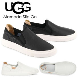 【レビュー記載でプレゼント】 【送料無料】 UGG スニーカー 1130779 Alameda Slip On レディース スリッポン アグ 靴 アラメダ ブラック 黒 ホワイト スウェード ギフト