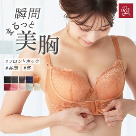 育乳ブラ ナイトブラ 小胸 フロントホック リフトアップ美胸ブラ ブラジャー aカップ ナイトブラ 育乳 バストアップ バスト 寄せ 谷間 ブラ 大きいサイズ 脇肉 脇高 設計 補正 育乳ブラ 昼用 効果 全7色 全11サイズ ラディアンヌ