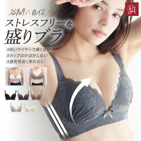【24H限定★10％OFF対象商品】ブラジャー 補正下着 ナイトブラ 昼夜兼用 ツヤリップブラ ペティートブーケ 単品 大きいサイズ 下着 レディース ブラ 盛りブラ 脇肉 脇高ブラ 谷間ブラ 盛れる ラディアンヌ