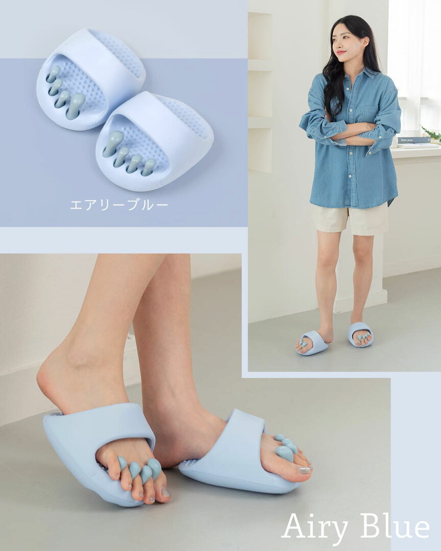 【半額×15%OFF】2990→1271円 ダイエット スリッパ おしゃれ 洗える 体幹 ルミステップ LumiStep 履くだけ 美と健康 ルームシューズ 健康サンダル かわいい 室内 美脚 姿勢 むくみ 足裏マッサージ ツボ押し フリーサイズ 足指広げる ラディアンヌ - メイン画像 19