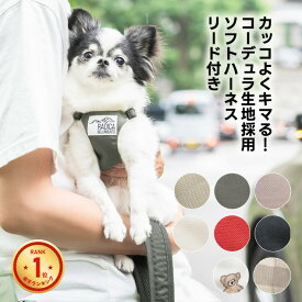 【まとめ買い最大15％OFF】【ご愛顧SALE】ハーネス リードセット コーデュラ 洗える ラディカ radica 迷子防止 脱走防止 交換OK/返品不可 メール便可 コーデュラ ソフトハーネス リード付き