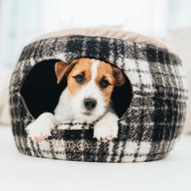 【まとめ買い対象】【メーカー希望小売価格より50％OFF】犬 小型犬 犬用 猫 手洗いOK ペットベッド クッション ドーム ハウス カドラー ボア 屋根付き かわいい 交換/返品不可2WAYベッド