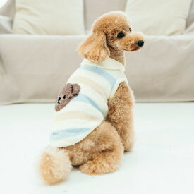【まとめ買いクーポン対象】犬 小型犬 犬服 ウェア ドッグウエア 犬の服 服 交換OK/返品不可 メール便可 「マシュマロ＆スフレ」リアルニット