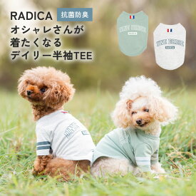 【1,090円均一】犬 小型犬 半袖T Tシャツ 犬服 ドッグウエア 抗菌防臭 犬の服 服 交換/返品不可 メール便可 ロゴ天竺半袖TEE