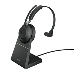 Jabra �����w�b�h�Z�b�g USB-A �Ў� UC�F�� �[�d�X�^���h�t�uJabra Evolve2 65 UC Mono USB-A Stand Black�v
