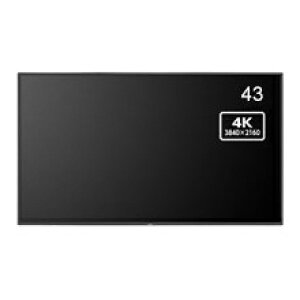 NEC LCD-P435 tfBXvC 43^/3840×2160/HDMIADisplayPort/ubN/Xs[J[FȂ
