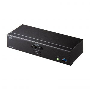 TTvC 4KΉHDMIp\Rؑ֊(2:1) SW-KVM2U3HD