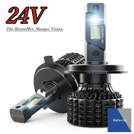 【 24Vトラック専用設計 】24V H4 LED ヘッドライト LEDバルブ 電球色 ホワイト トラック エルフ ダイナ …