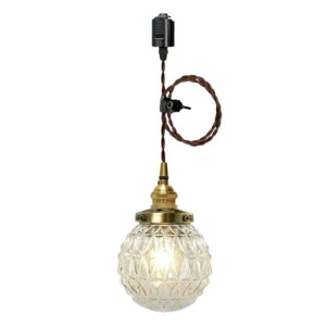 ペンダントライト 照明器具 吊り下げ おしゃれ 北欧 天井照明 インテリア カフェ 真鍮 照明 ライト アンティーク調 ガラス ロータリースイッチ 玄関照明 ダイニング照明 クラシック 1灯 E26